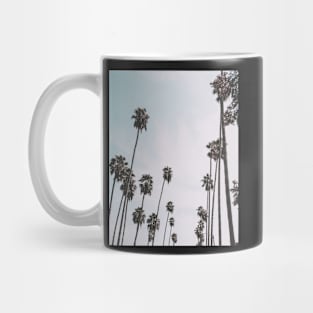 Palm, Summer, Blue, Neutral, Beach art, Tropical, Fashion art, Modern art, Wall art, Print, Minimalistic, Modern Mug